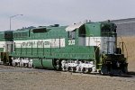 California Northern SD9E #202. Not yet fully painted.